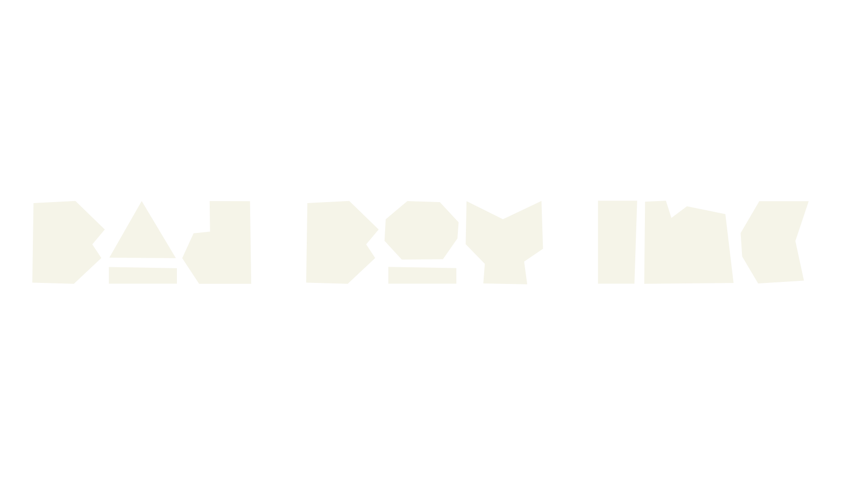 Bad Boy Inc, funky font preview
