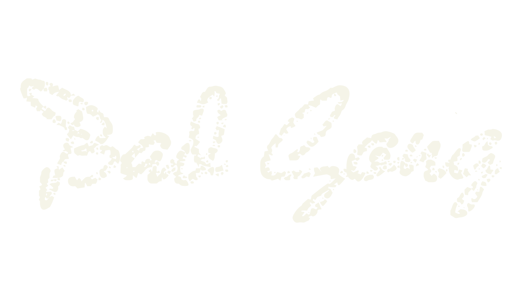 Bad Gong, cursive font preview