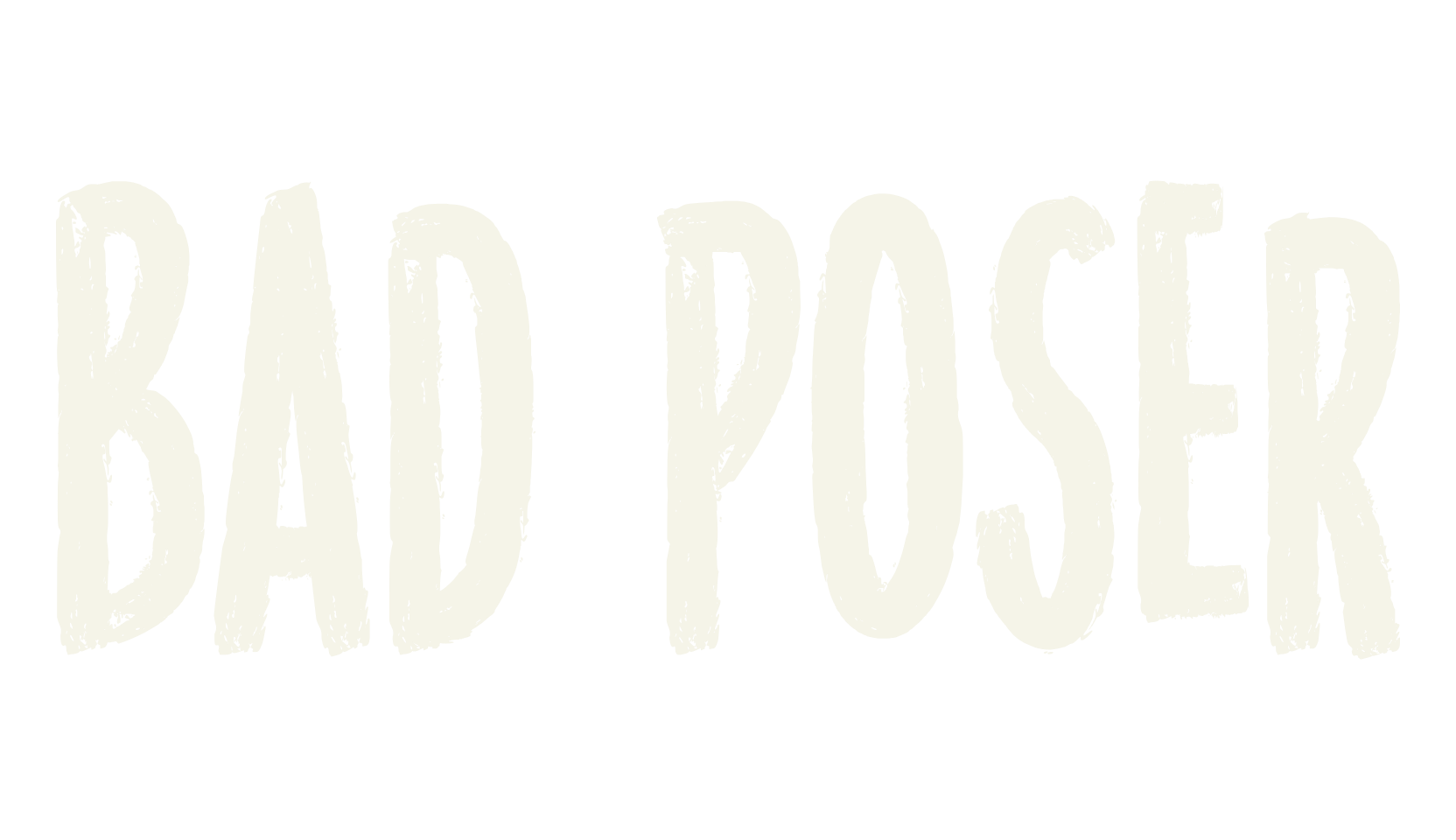 Bad Poser, cool font preview