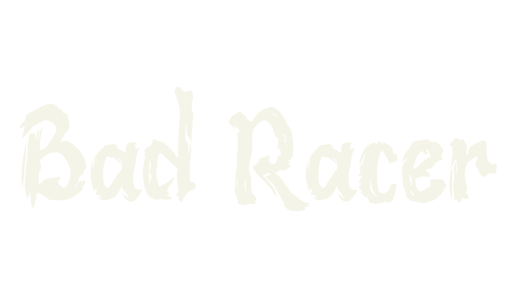 Bad Racer, fashion script font preview