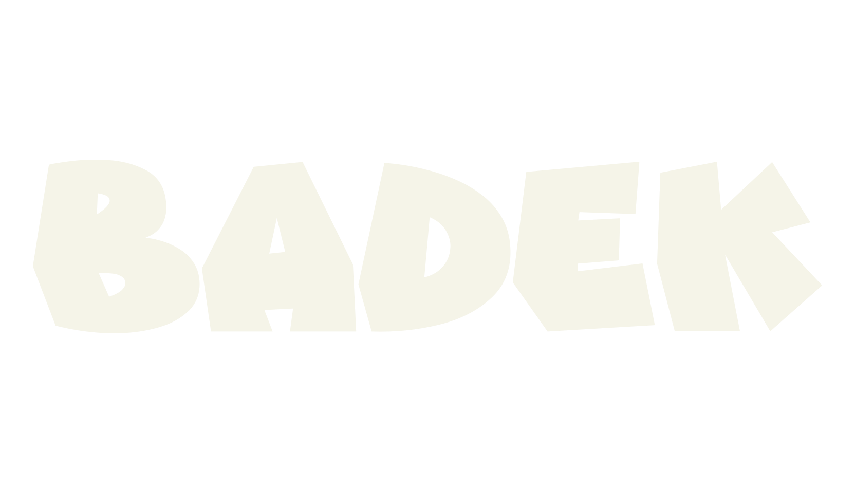 Badek, cute font preview