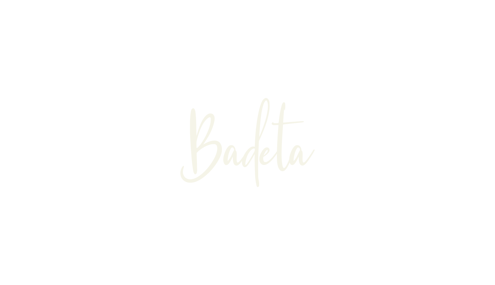 Badeta, calligraphy font preview