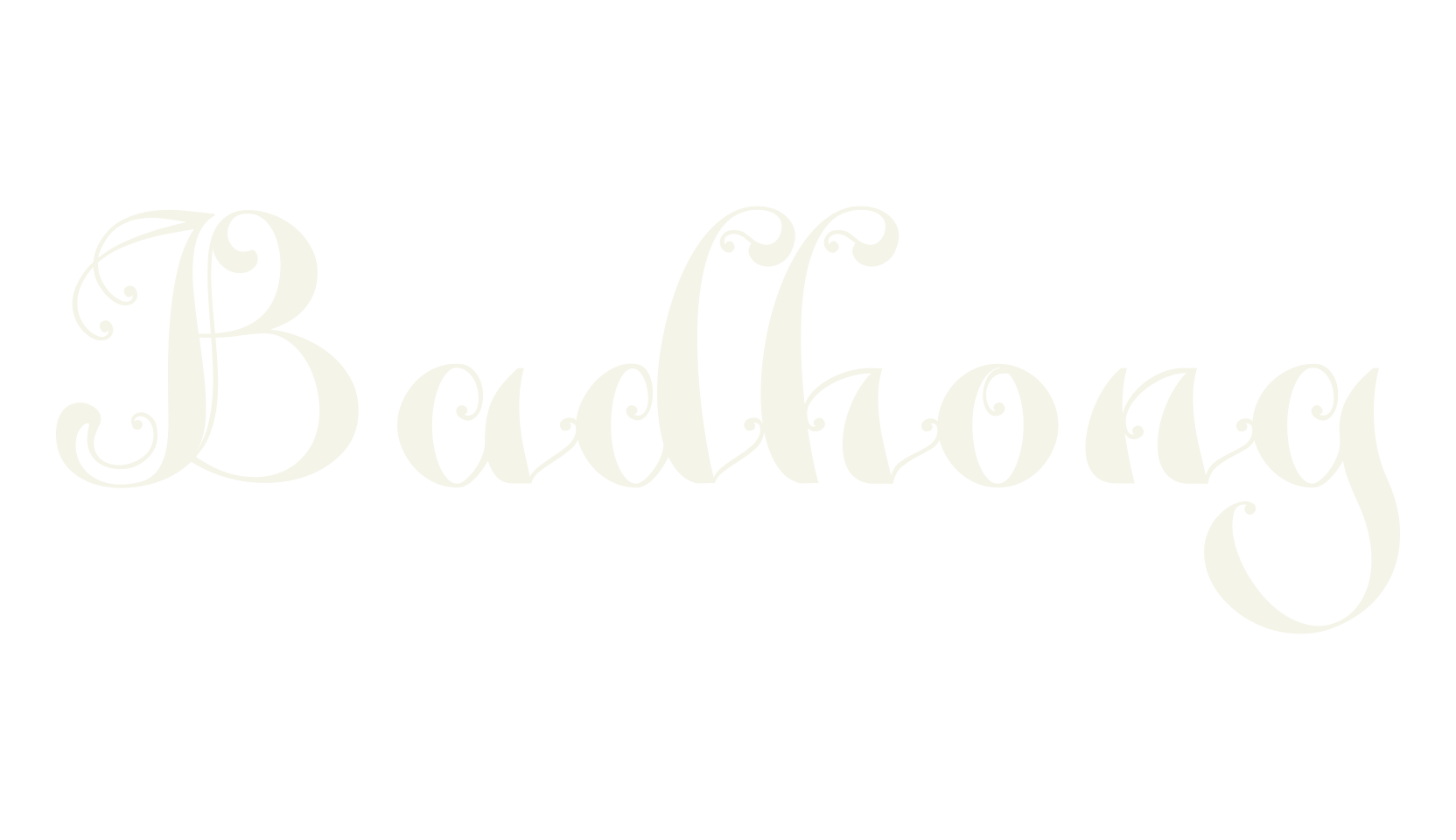 Badhong, calligraphy font preview