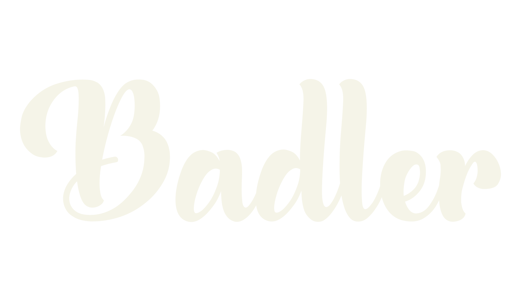Badler, quirky font preview