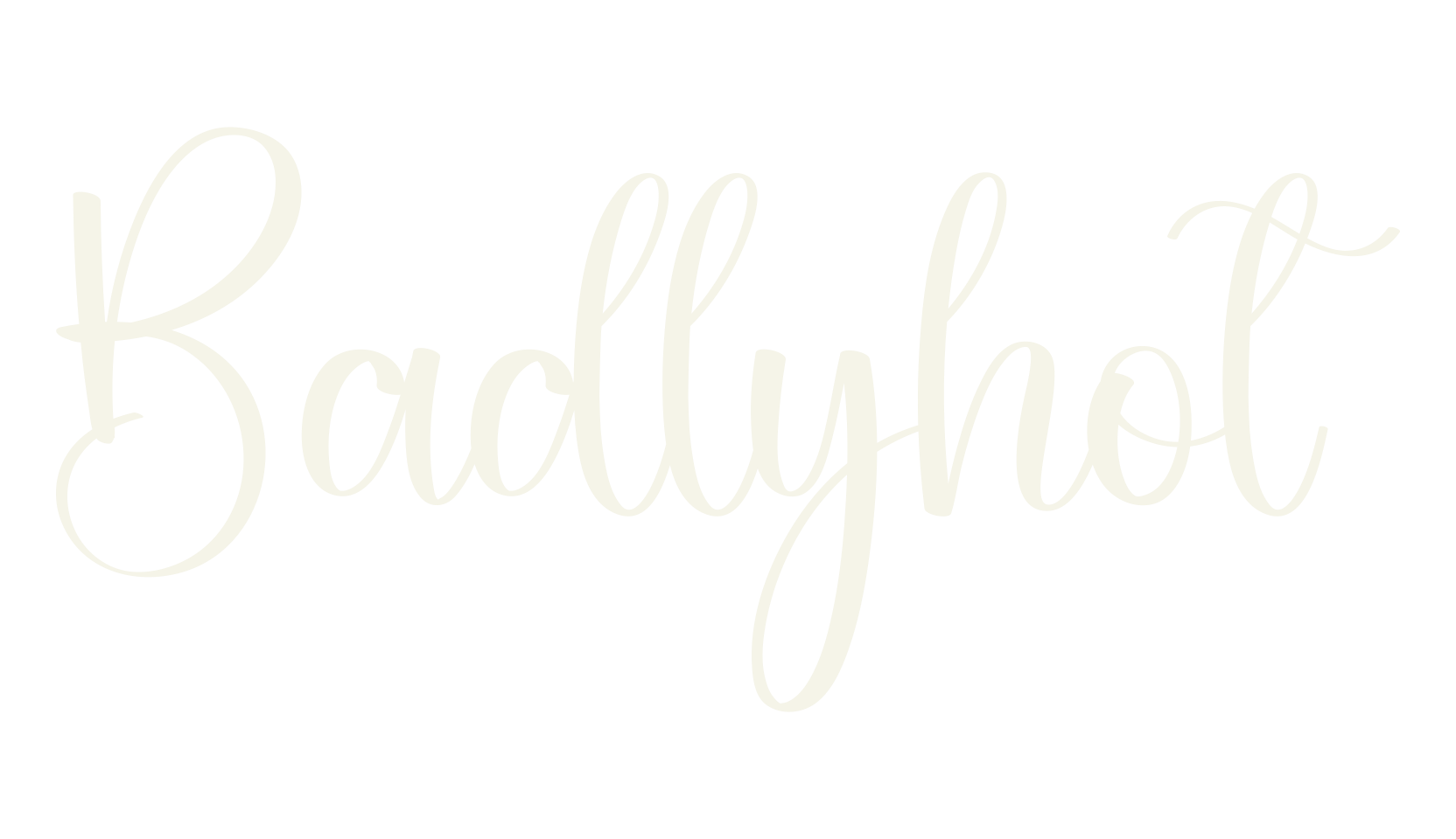Badlyhot, calligraphy font preview