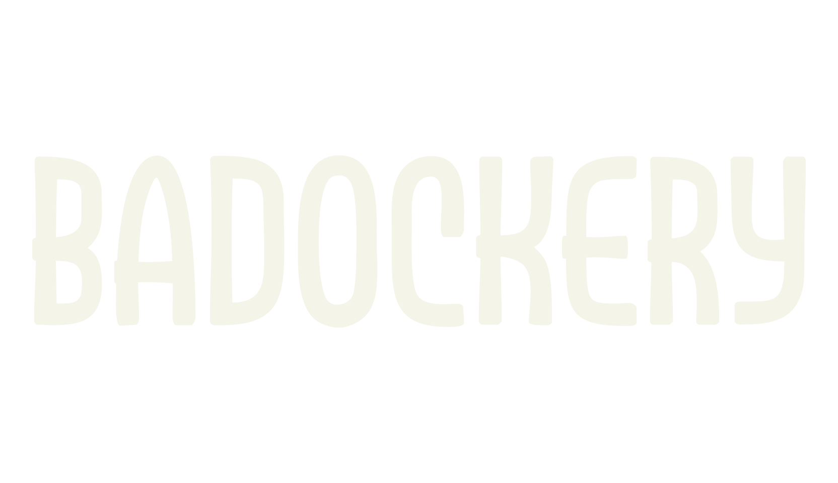 BADOCKERY, food font preview