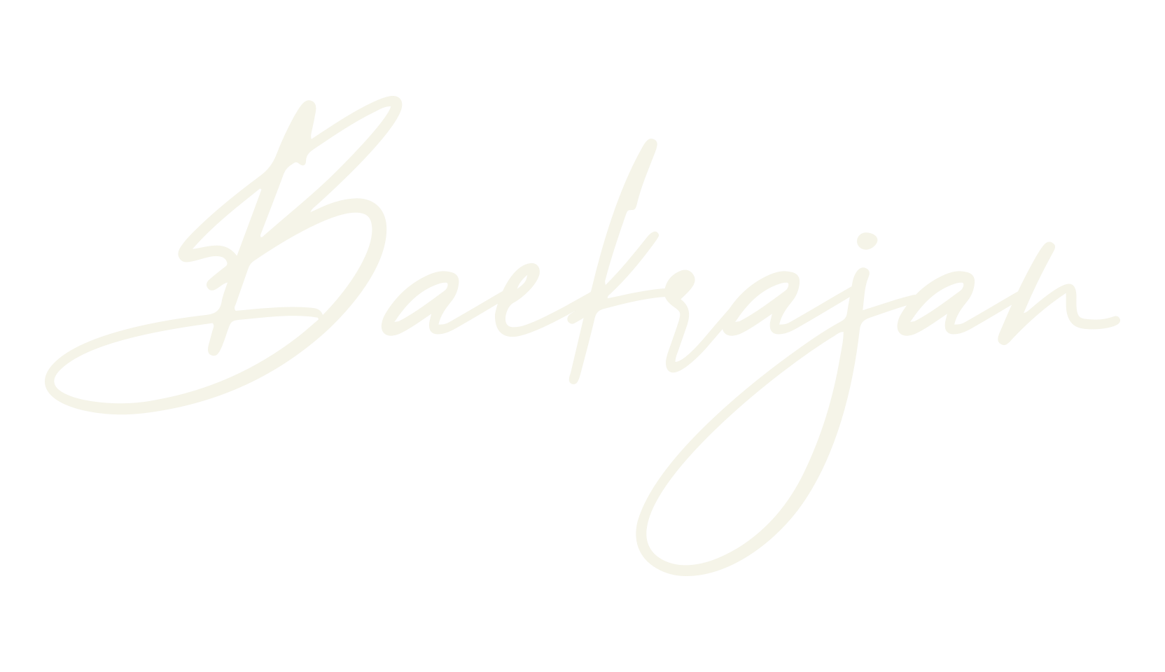 Baekrajan, handwriting font preview