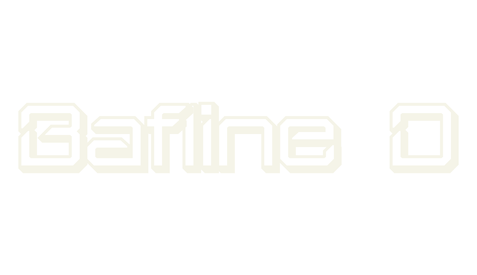 Bafline 3D, 3d font preview