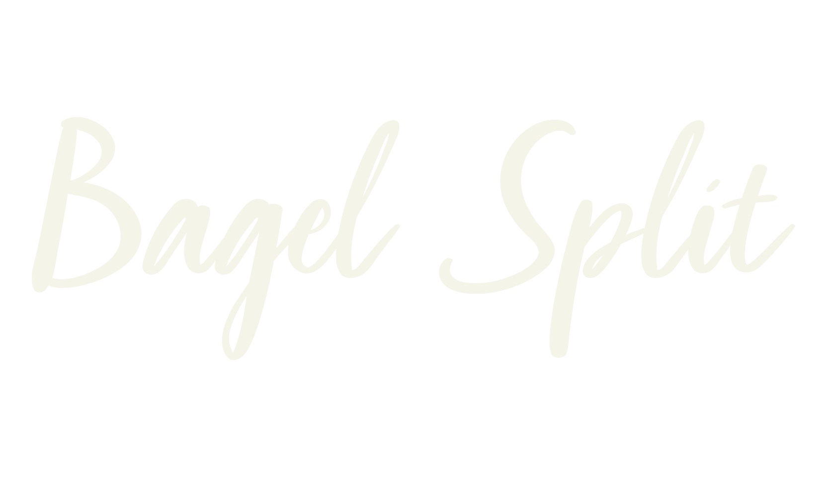 Bagel Split, fancy font preview