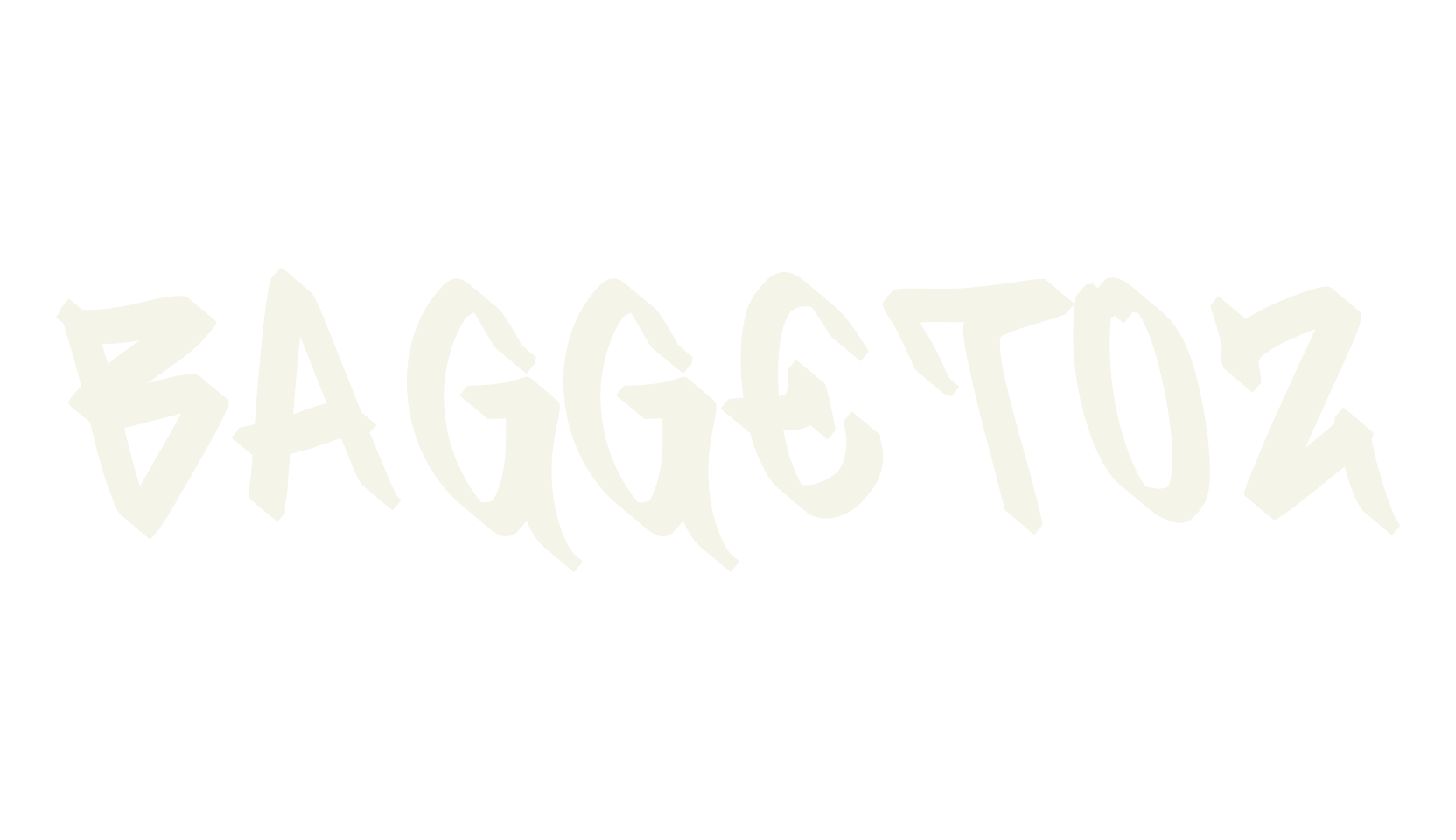 BAGGETOZ, graffiti font preview