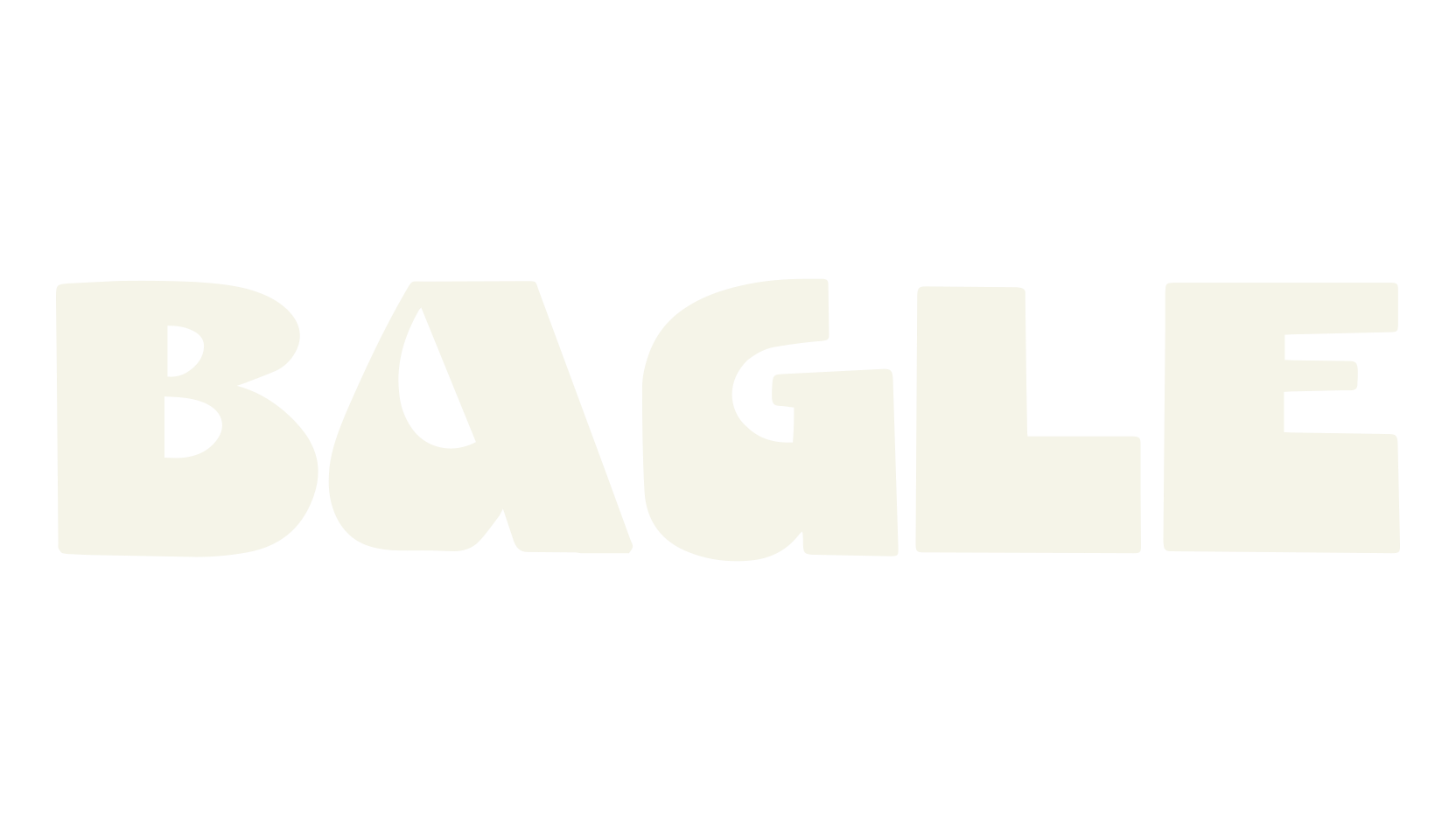 Bagle, retro font preview