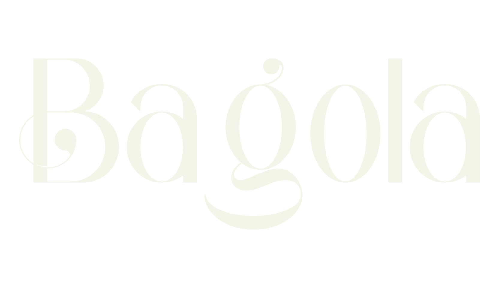 Bagola, fancy font preview