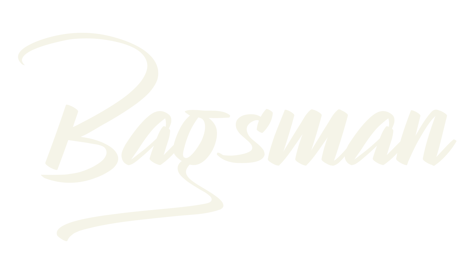 Bagsman, calligraphy font preview