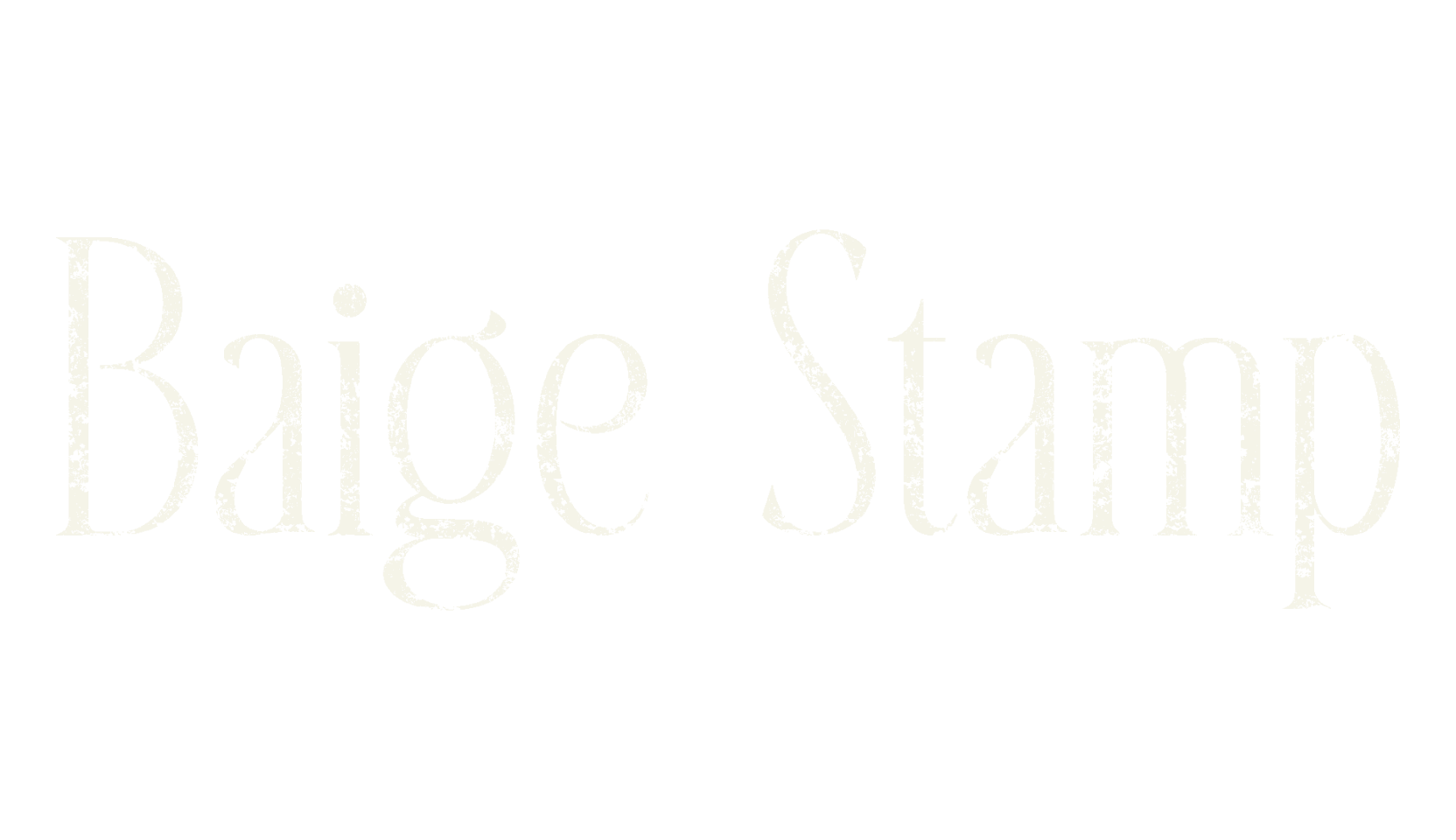 Baige Stamp, vintage font preview