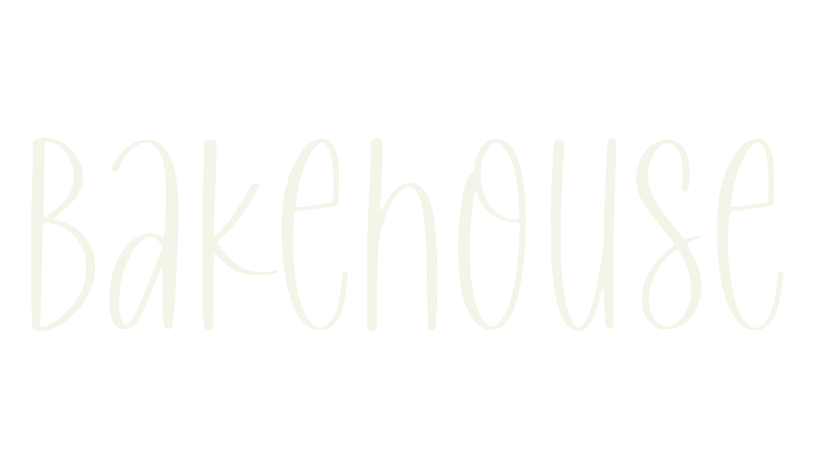 Bakehouse, handwriting font preview