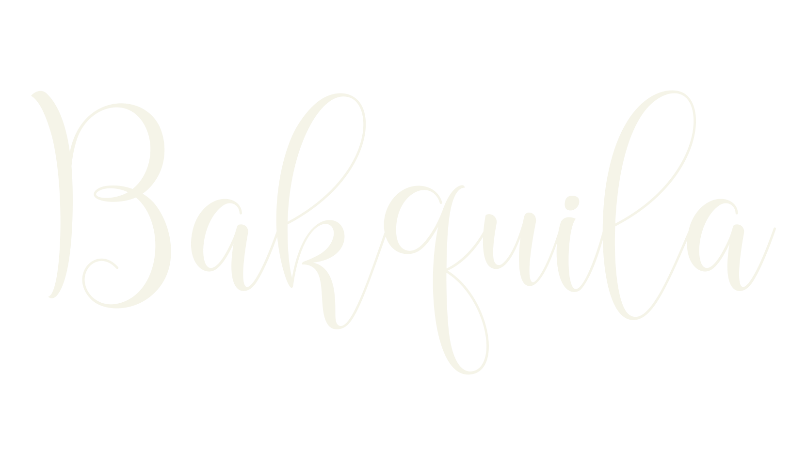Bakquila, girly font preview