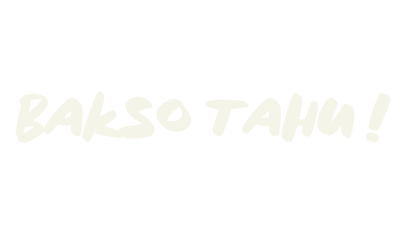 Bakso Tahu !, cartoon font preview