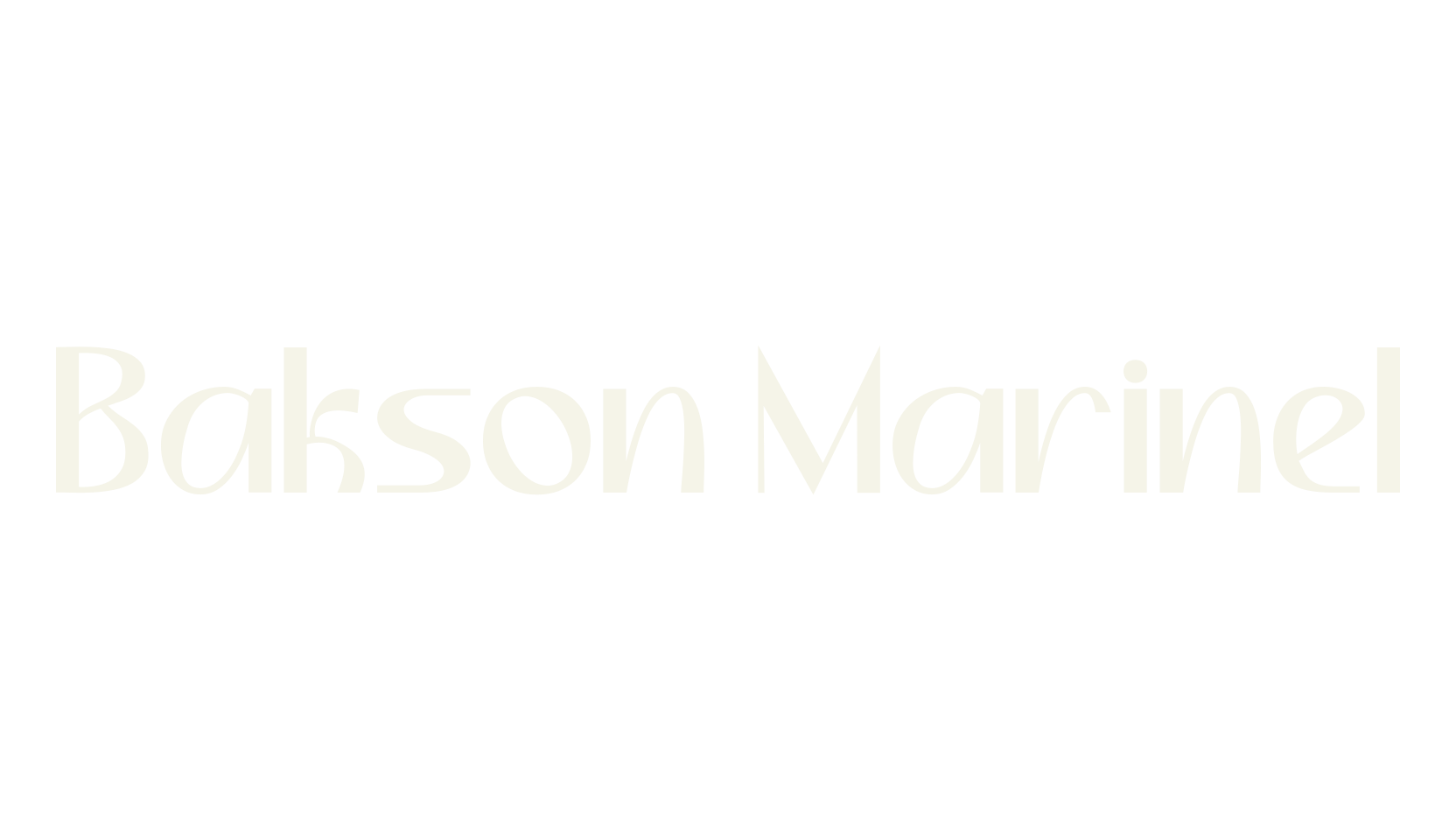 Bakson Marinel, retro font preview