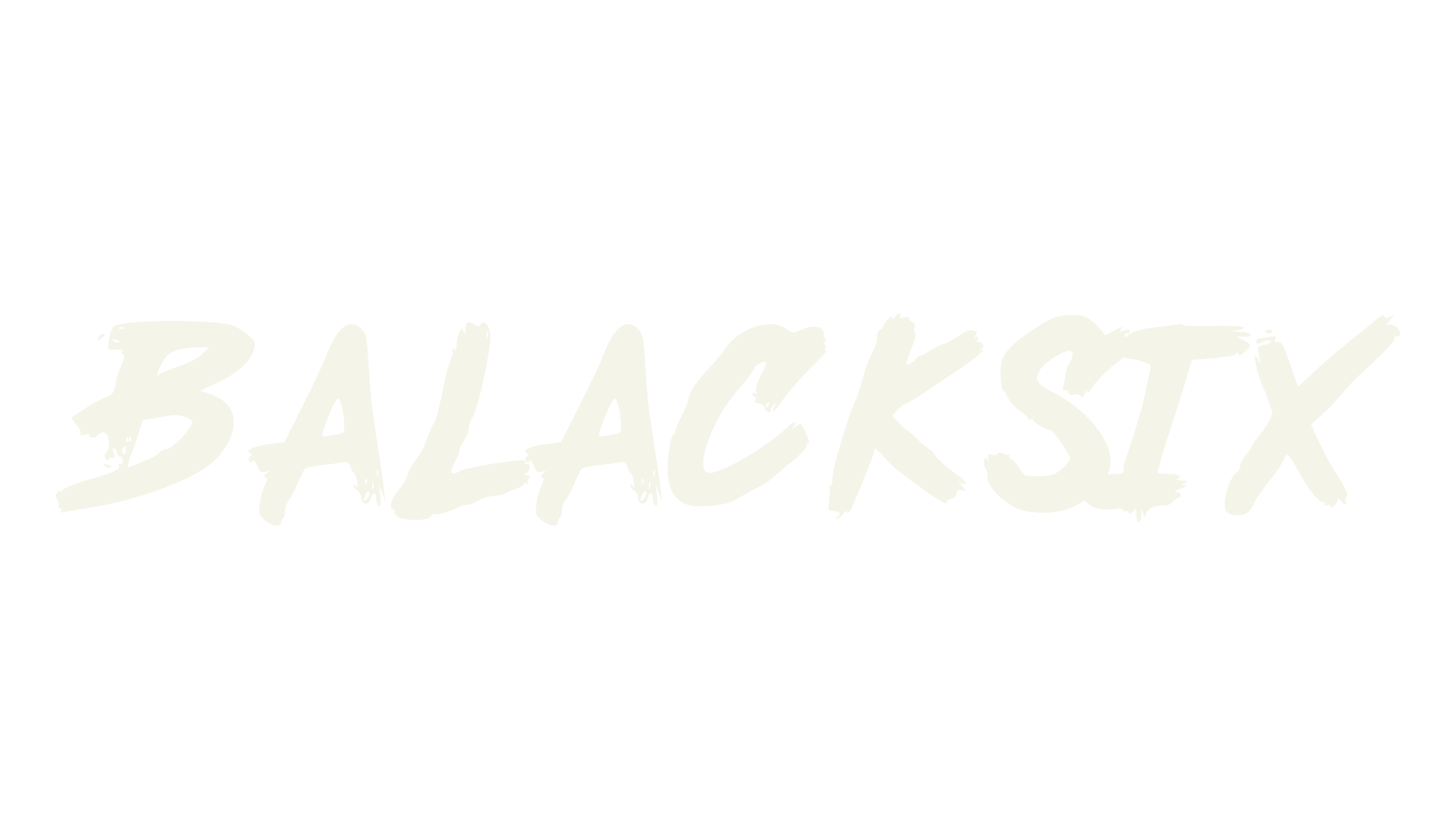 BALACKSIX, typewriter font preview