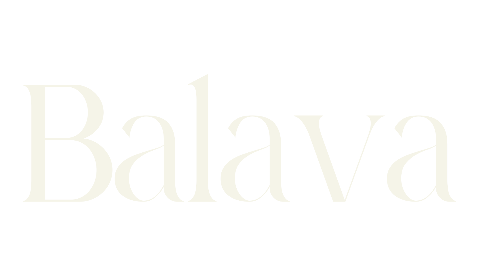 Balava, serif font preview