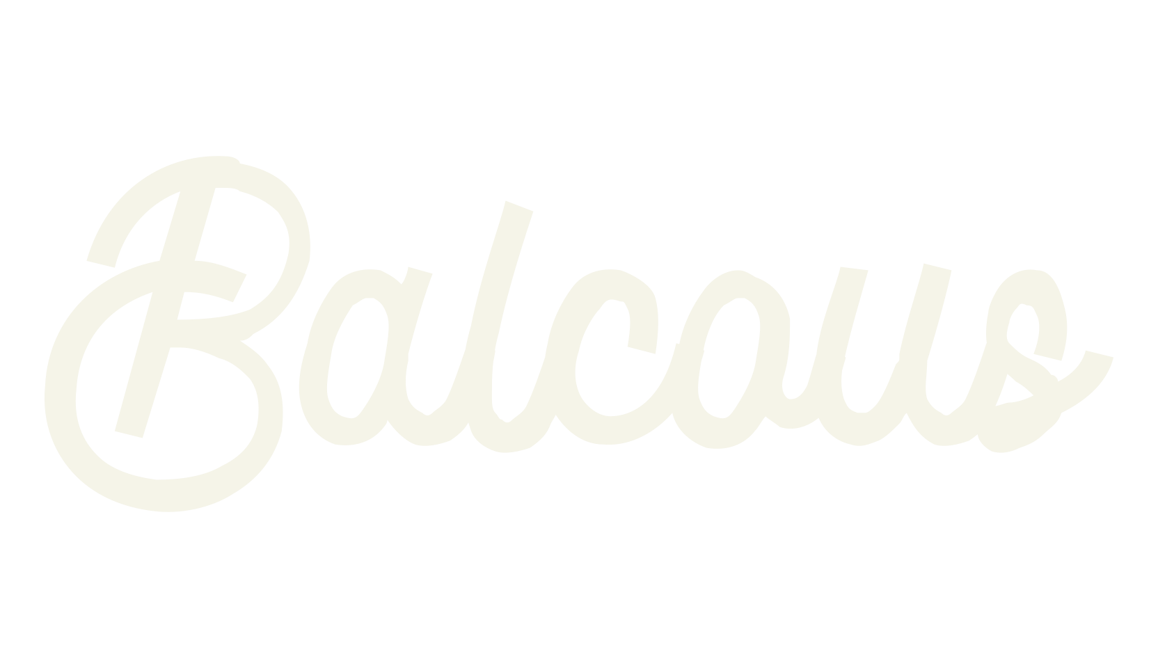 Balcous, script font preview