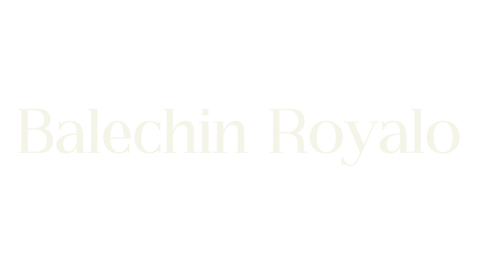 Balechin Royalo, serif font preview