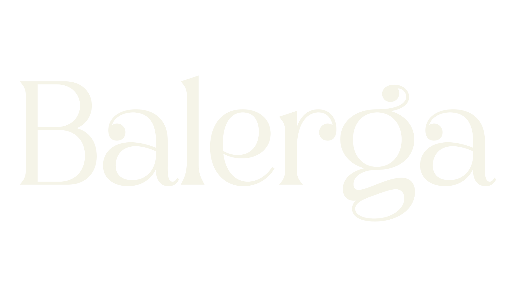 Balerga, serif font preview