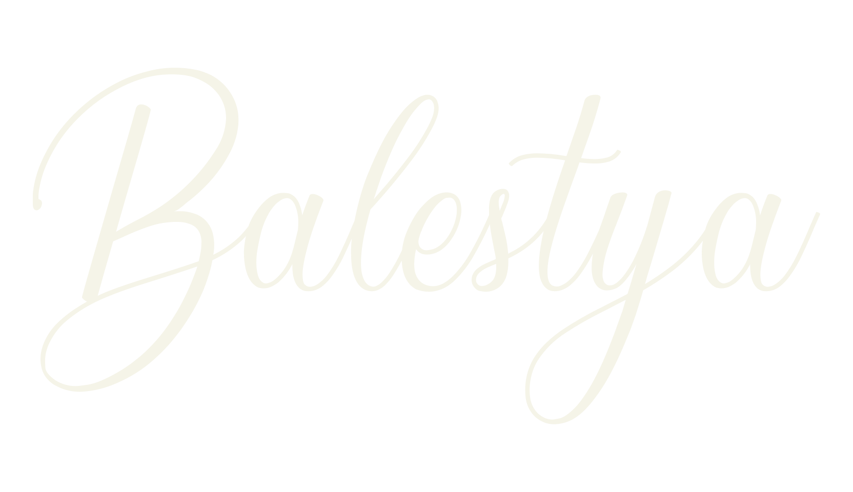 Balestya, cursive font preview