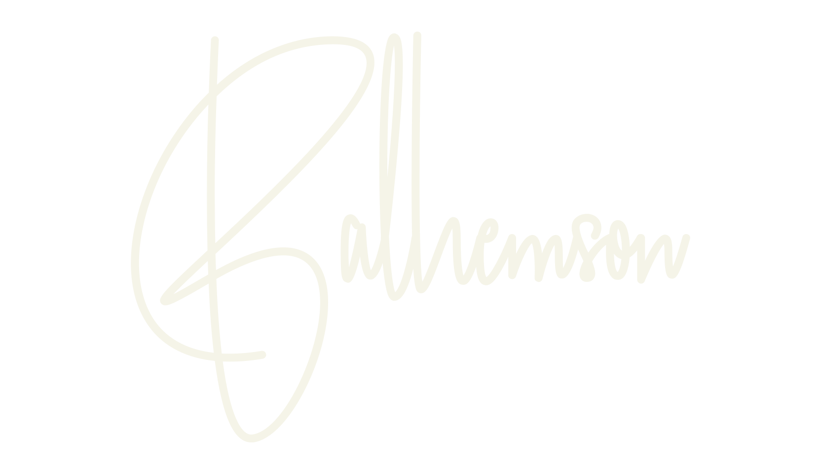 Balhemson, cursive font preview
