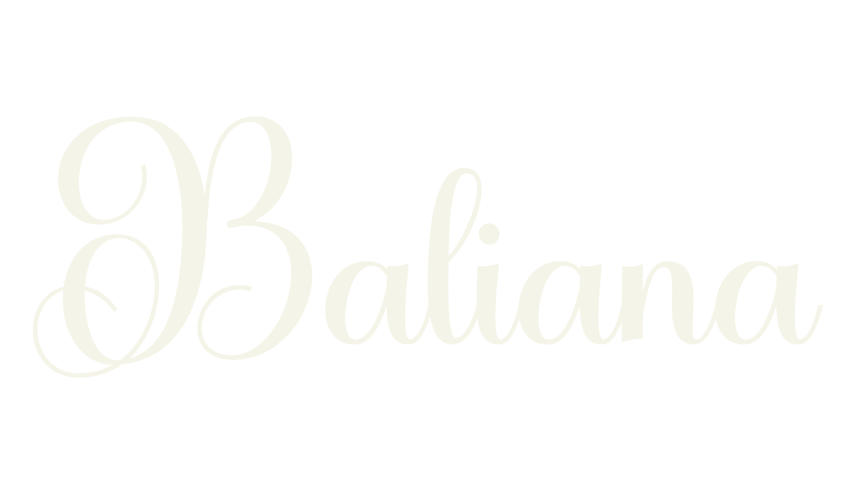 Baliana, calligraphy font preview