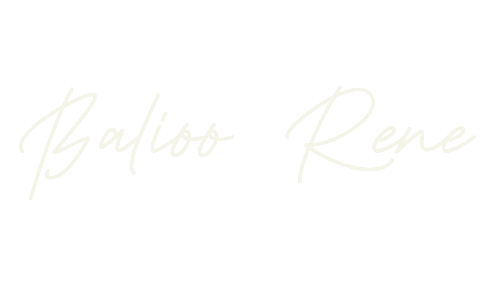 Balioo Rene, calligraphy font preview