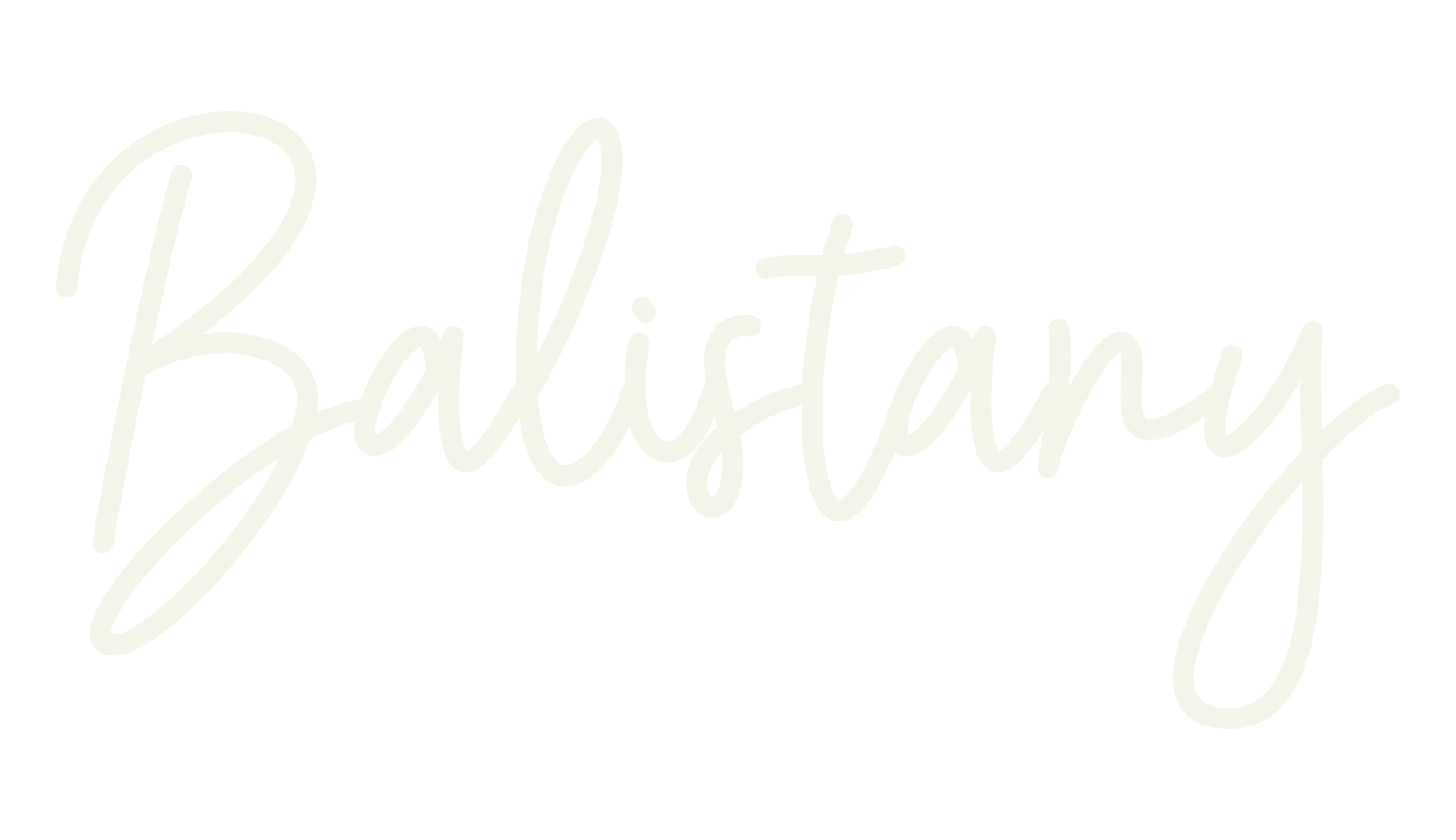 Balistany, cursive font preview