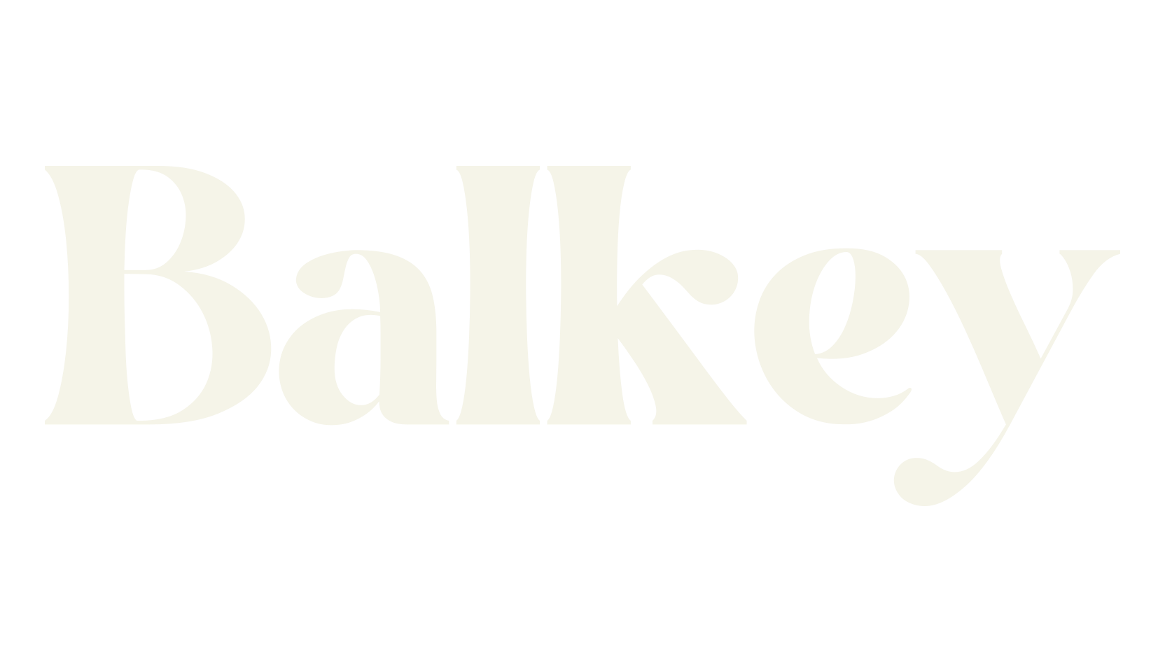 Balkey, bold font preview