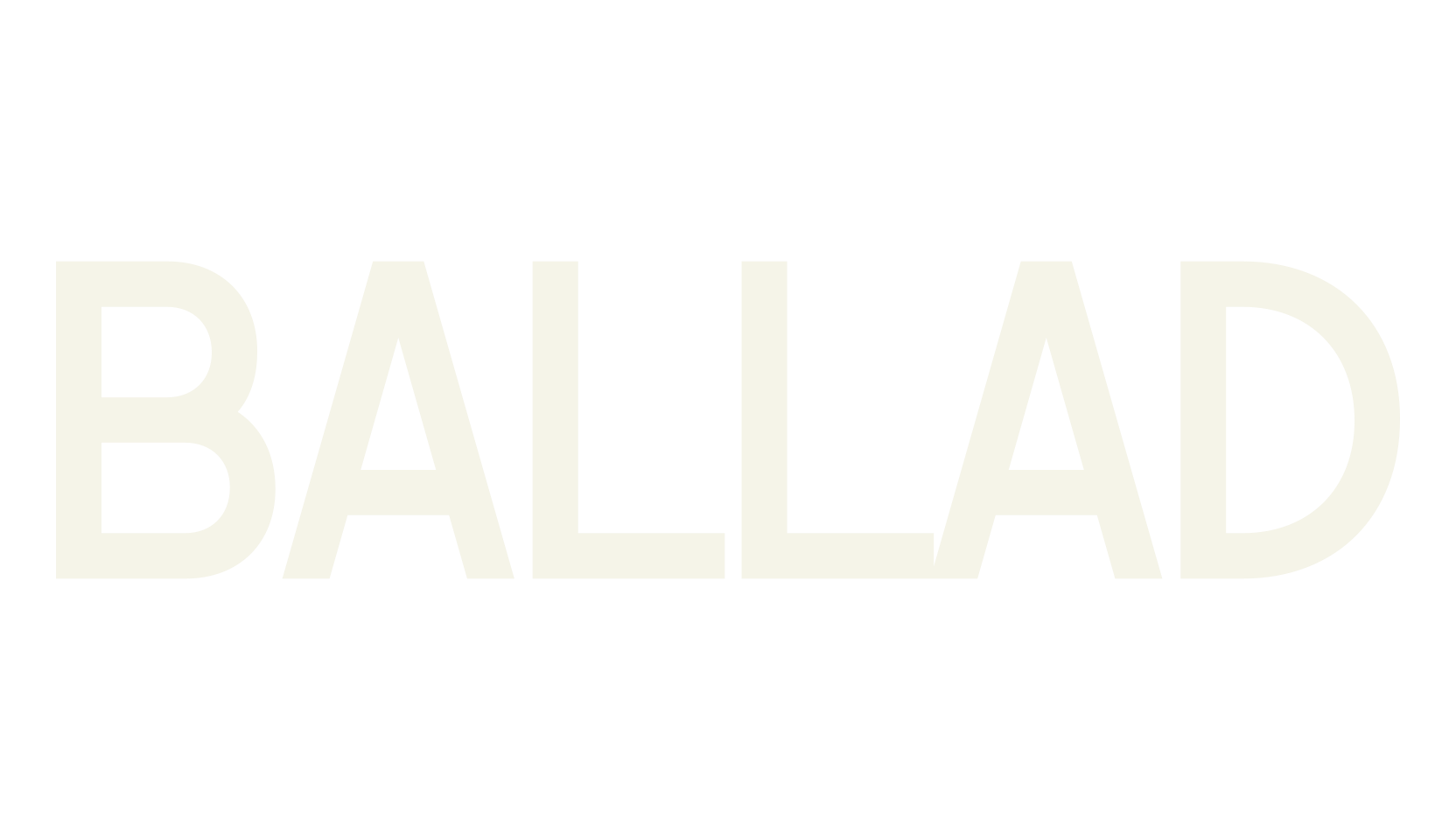 BALLAD, sans serif font preview