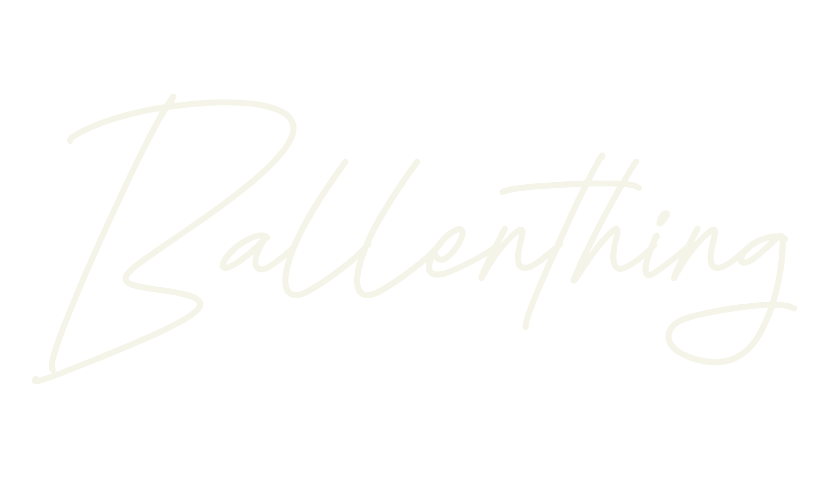 Ballenthing, script font preview