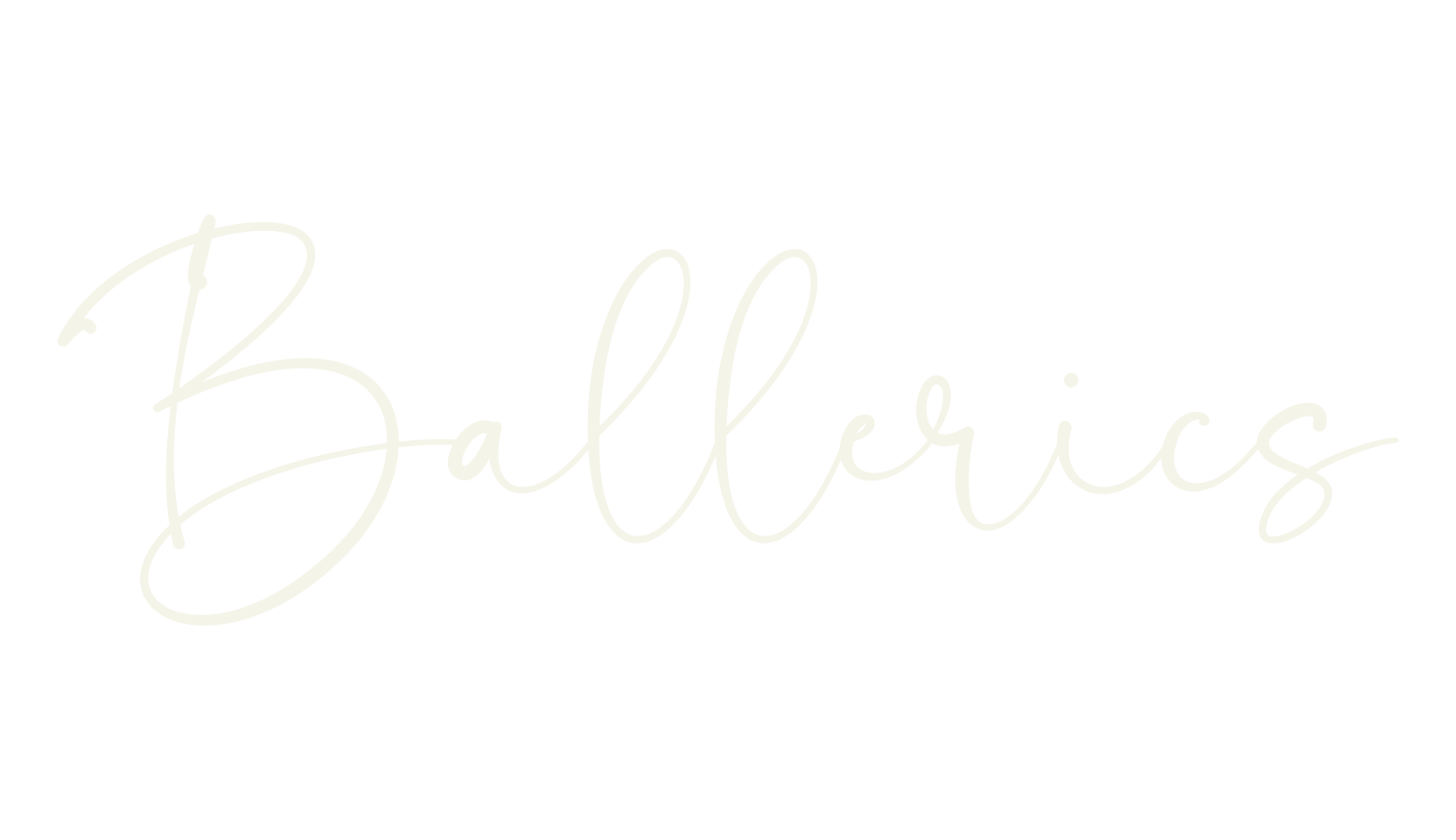 Ballerics, lettering font preview