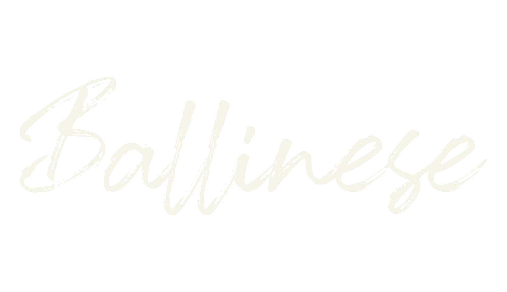 Ballinese, futuristic font preview