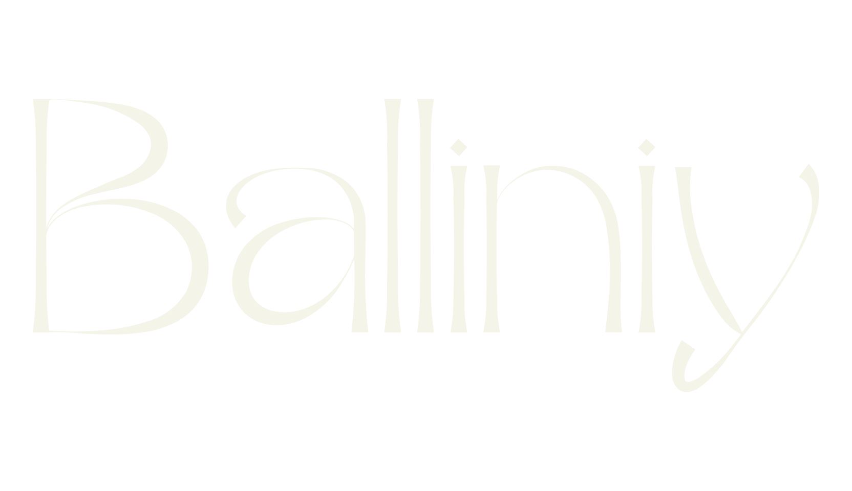 Balliniy, logo font preview