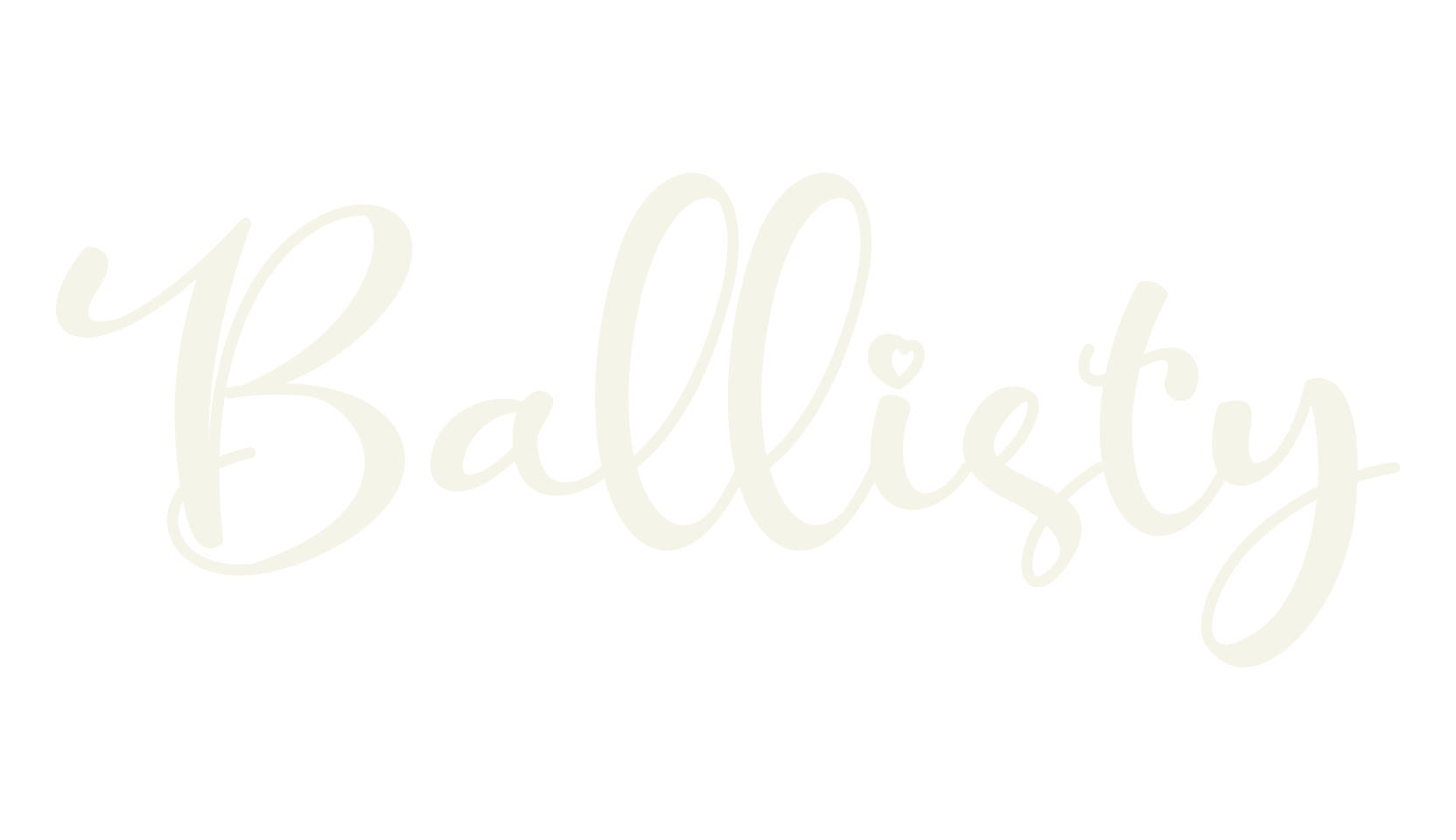 Ballisty, calligraphy font preview