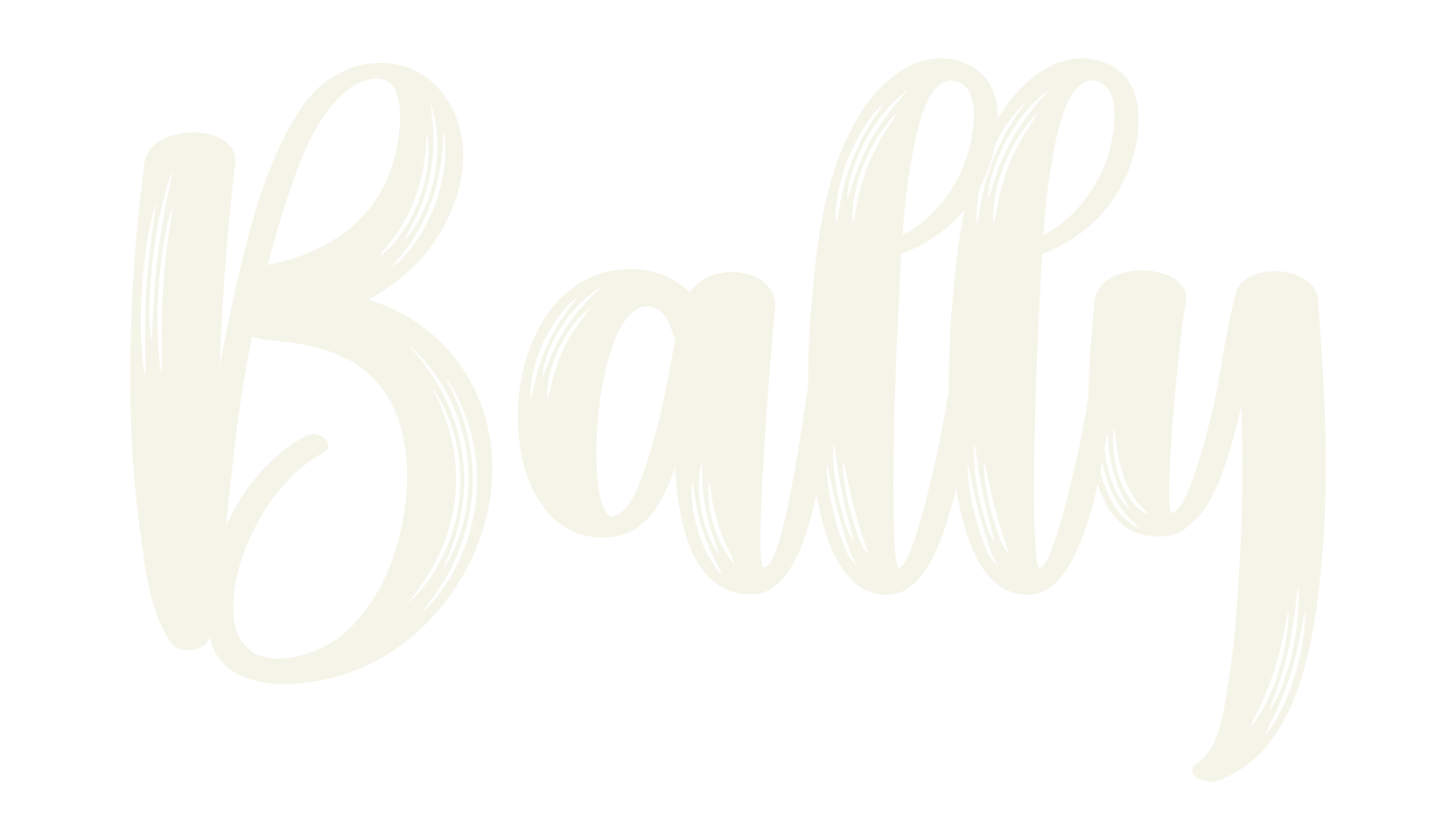Bally, calligraphy font preview