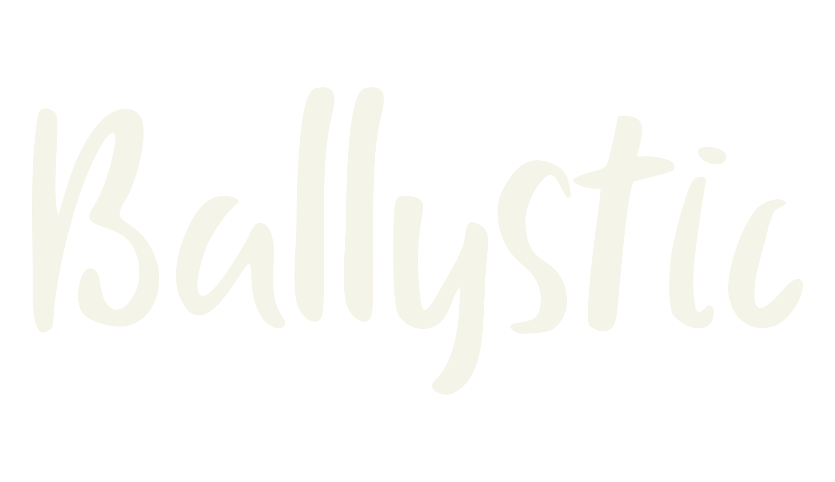 Ballystic, handwritten font preview