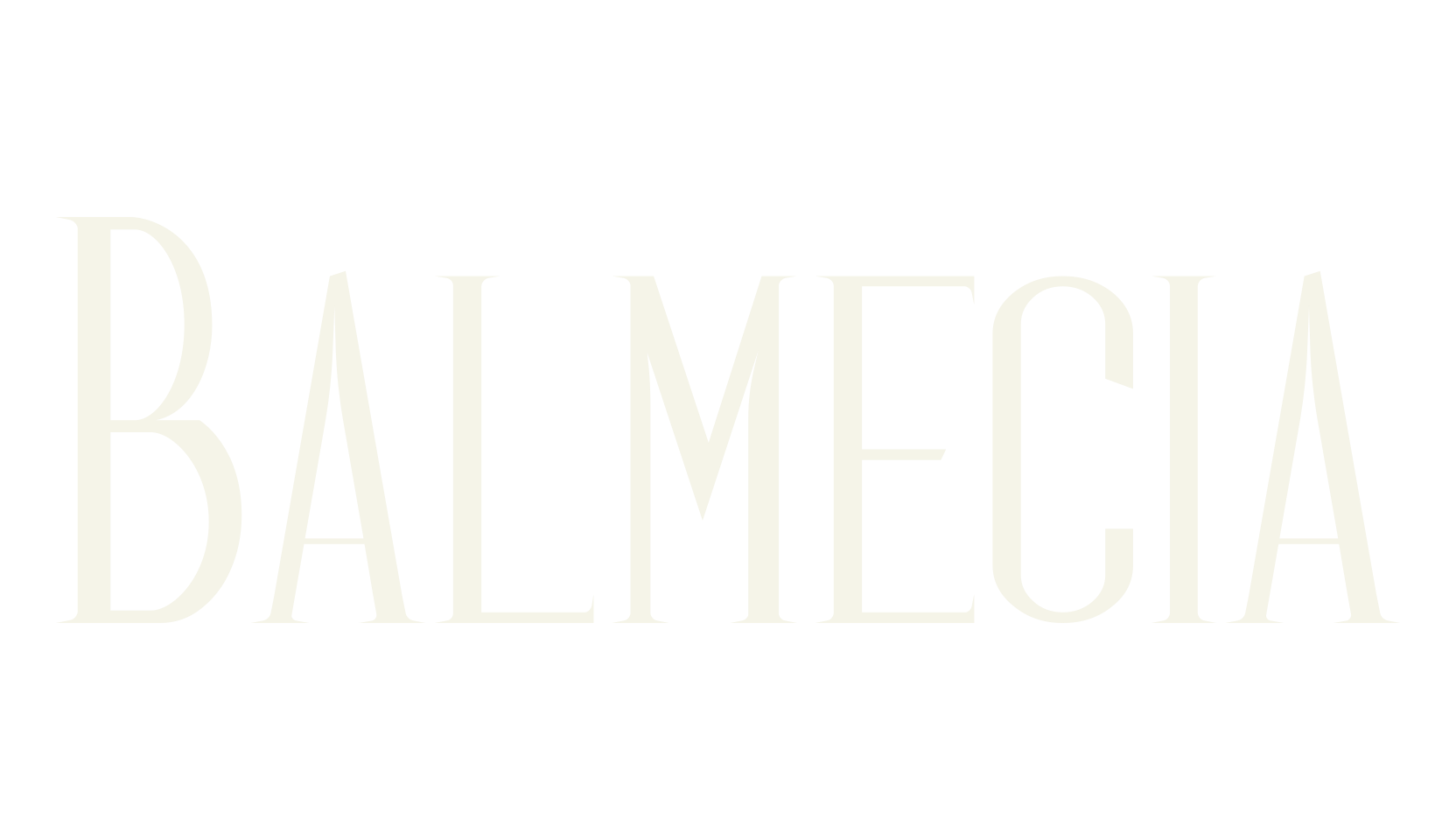 Balmecia, modern font preview