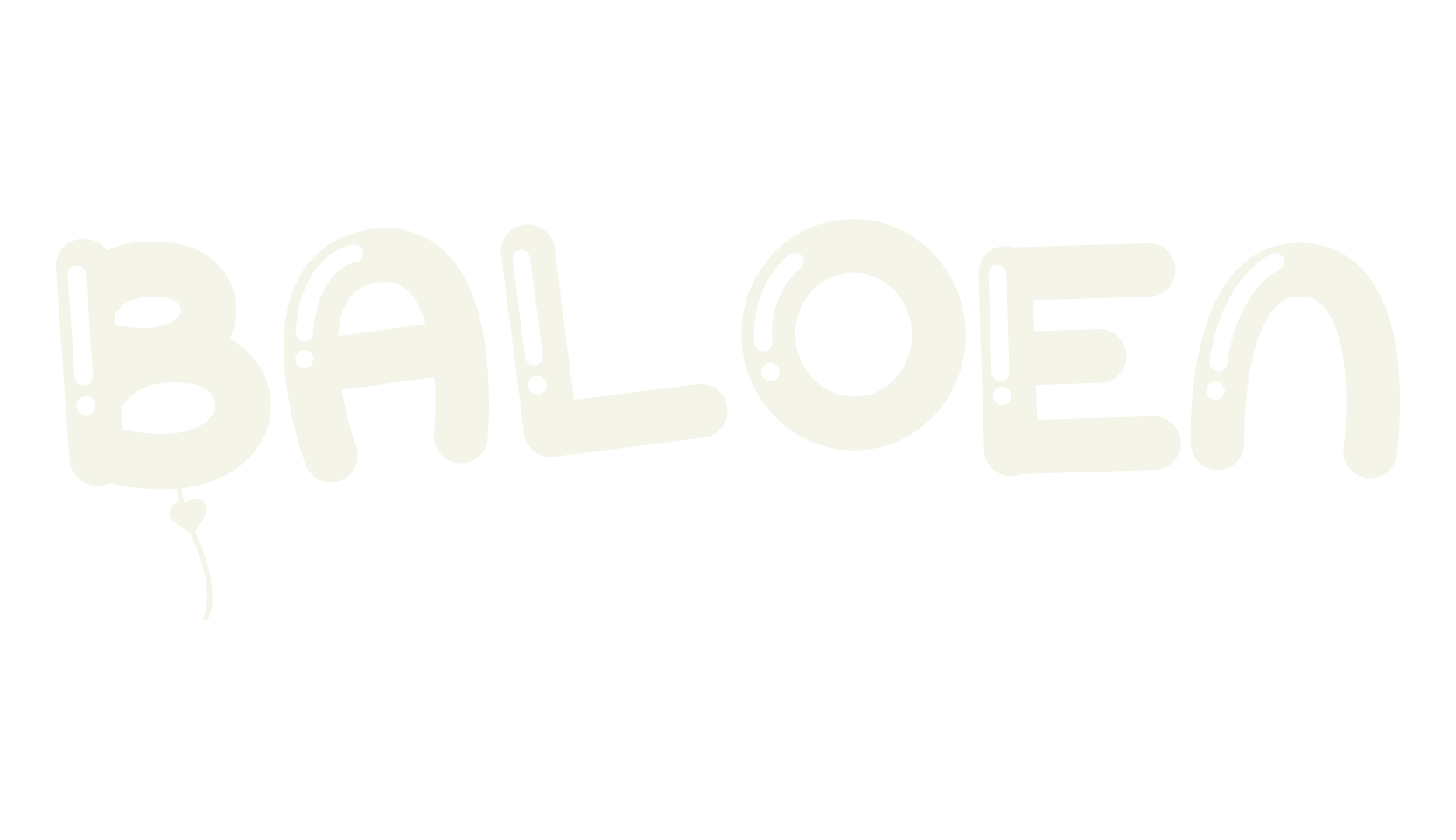 Baloen, balloon font preview