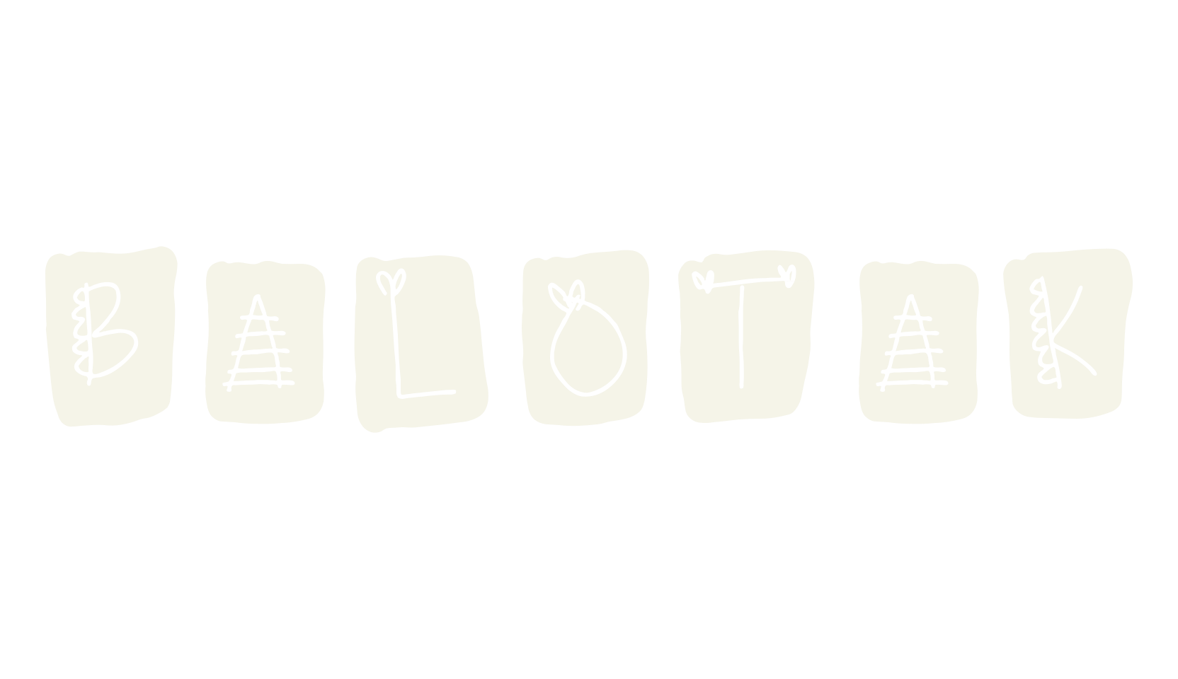 BALOTAK, cute font preview