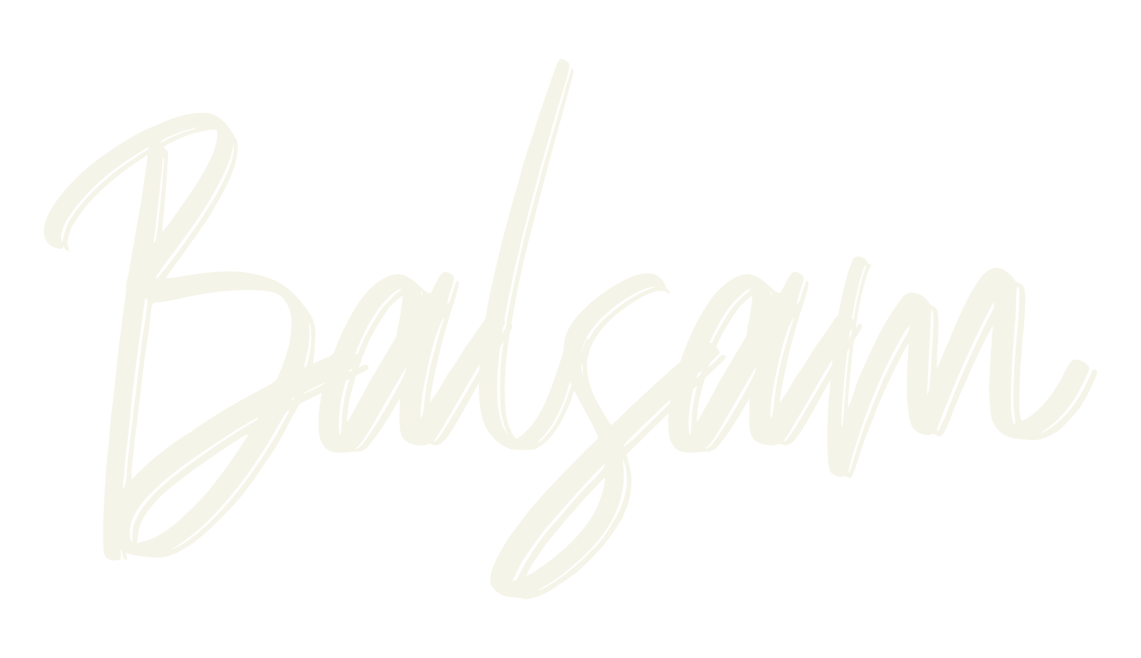 Balsam, birthday font preview