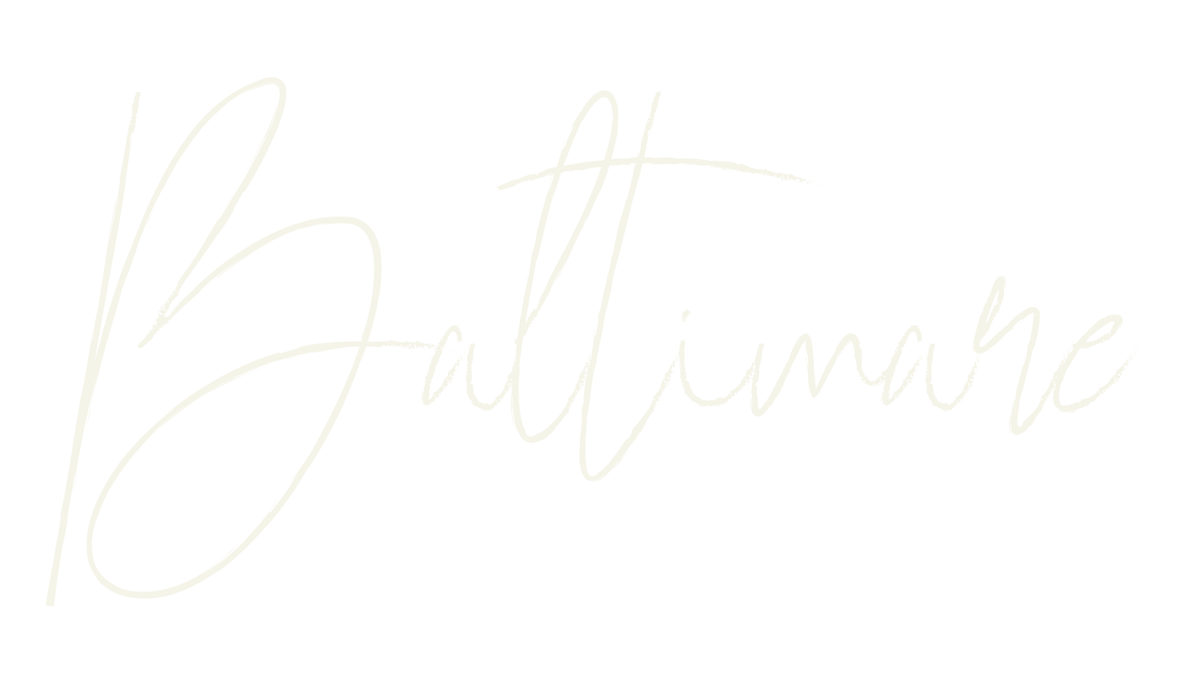 Baltimare, signature font preview