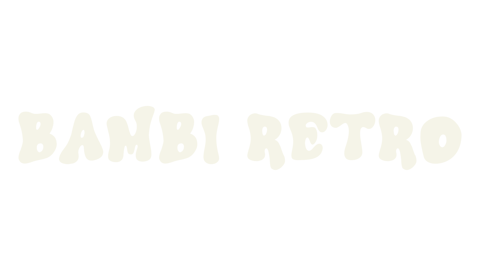 Bambi Retro, retro font preview