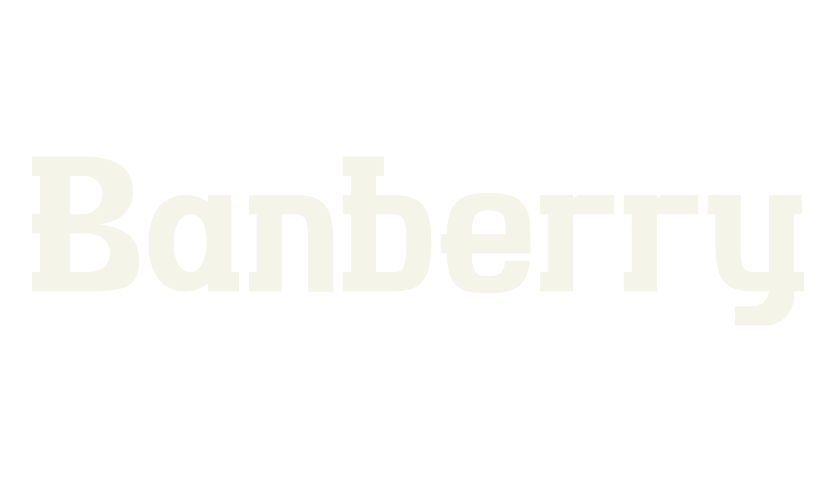 Banberry, retro font preview