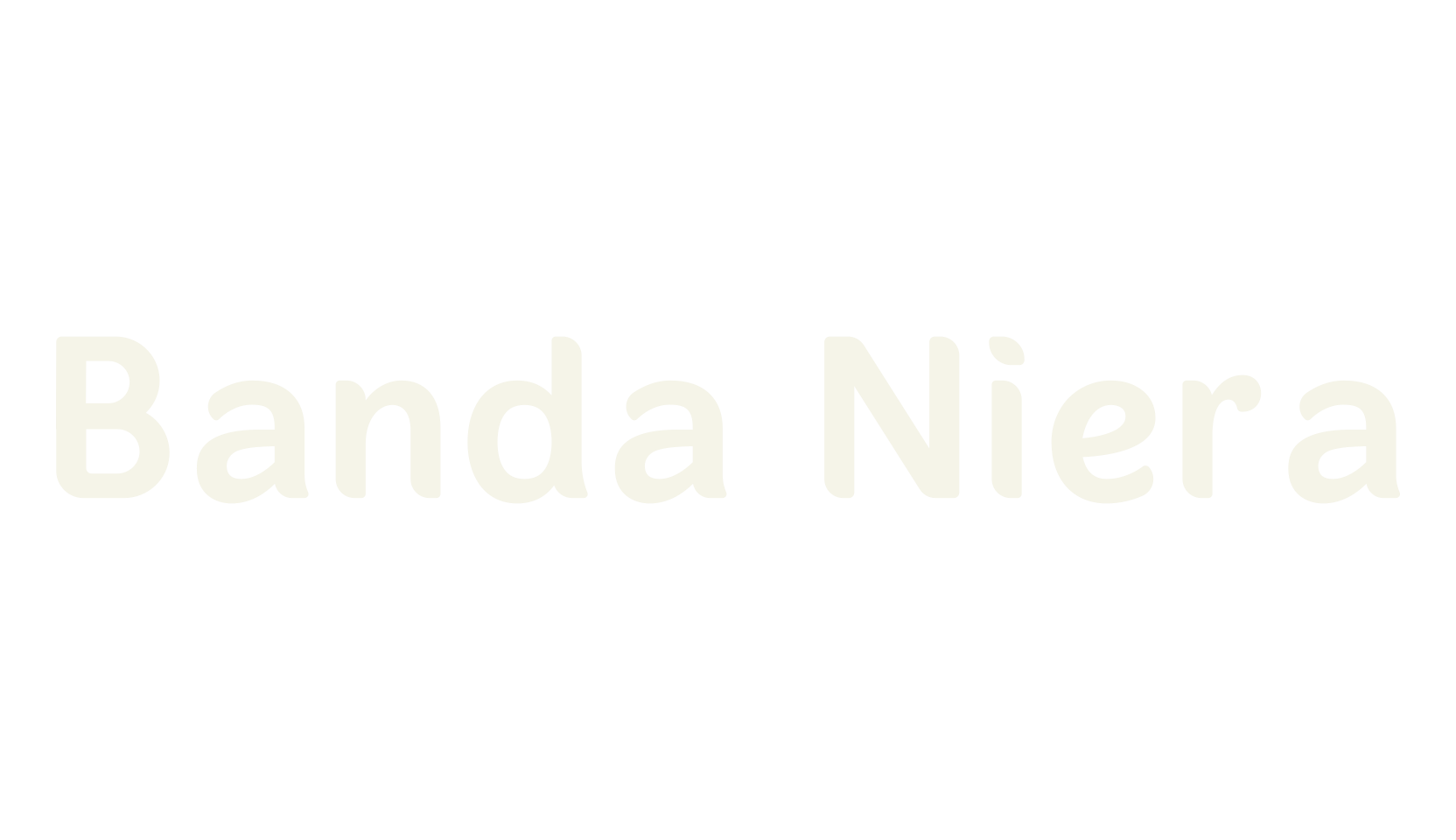 Banda Niera, sans serif font preview