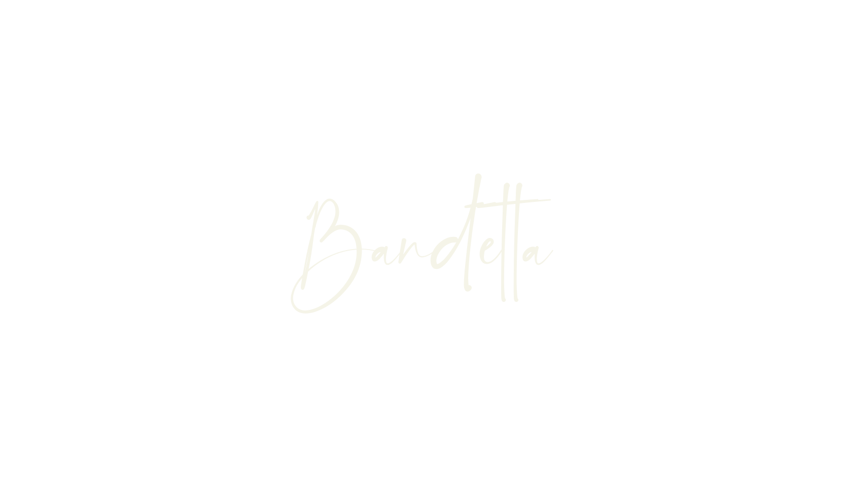 Bandetta, signature font preview